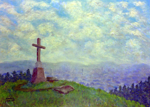 Kříž nad městem